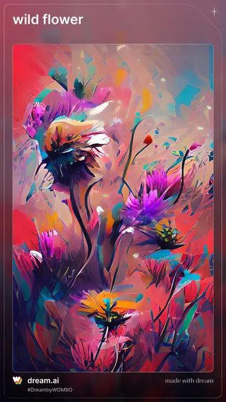 Wild flowers (Artificial Intelligence, AI)